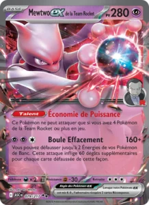 carte pokemon mewtwo-ex de la team rocket 079/217