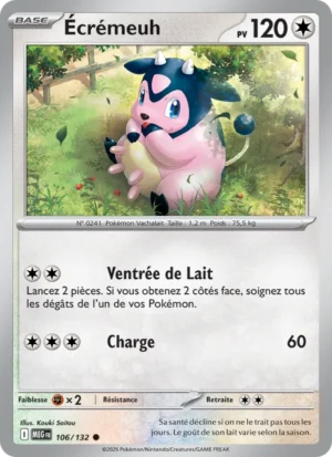 Carte Pokémon Écrémeuh 106/132 – Méga-Évolution