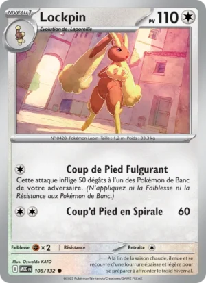 Carte Pokémon Lockpin 108/132 – Méga-Évolution