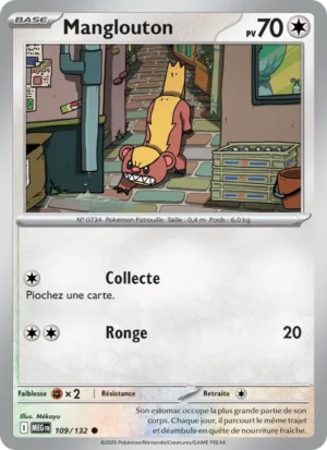 Carte Pokémon Manglouton 109/132 – Méga-Évolution