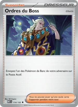 Carte Pokémon Ordres du Boss 114/132 – Méga-Évolution