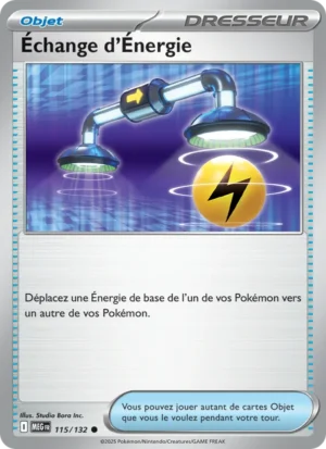 Carte Pokémon Échange d'Énergie 115/132 – Méga-Évolution