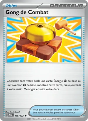 Carte Pokémon Gong de Combat 116/132 – Méga-Évolution