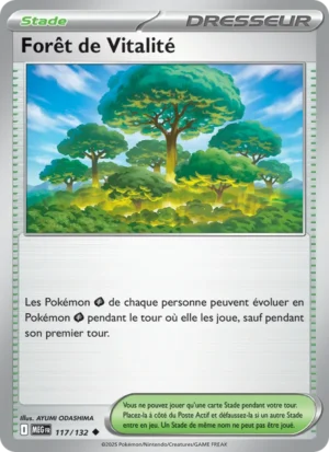 Carte Pokémon Forêt de Vitalité 117/132 – Méga-Évolution