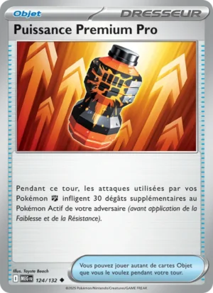 Carte Pokémon Puissance Premium Pro 124/132 – Méga-Évolution