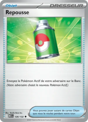 Carte Pokémon Repousse 126/132 – Méga-Évolution