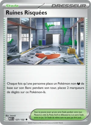 Carte Pokémon Ruines Risquées 127/132 – Méga-Évolution