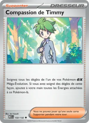 Carte Pokémon Compassion de Timmy 132/132 – Méga-Évolution