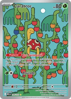 Carte Pokémon Caratroc 136/132 – Méga-Évolution
