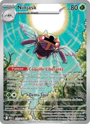 Carte Pokémon Ninjask 137/132 – Méga-Évolution