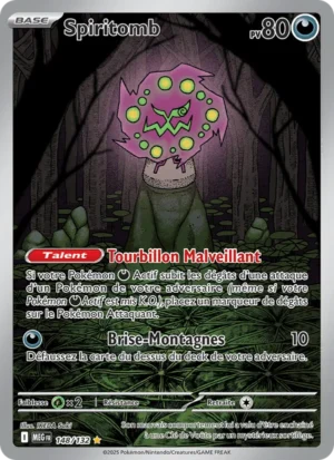 Carte Pokémon Spiritomb 148/132 – Méga-Évolution