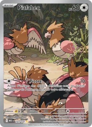 Carte Pokémon Piafabec 151/132 – Méga-Évolution