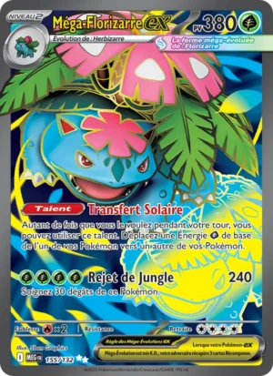 Carte Pokémon Méga-Florizarre-ex 155/132 – Méga-Évolution