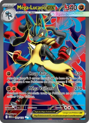 Carte Pokémon Méga-Lucario-ex 160/132 – Méga-Évolution