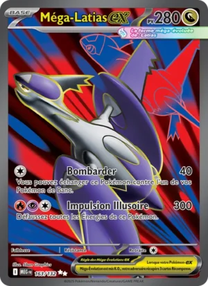 Carte Pokémon Méga-Latias-ex 163/132 – Méga-Évolution