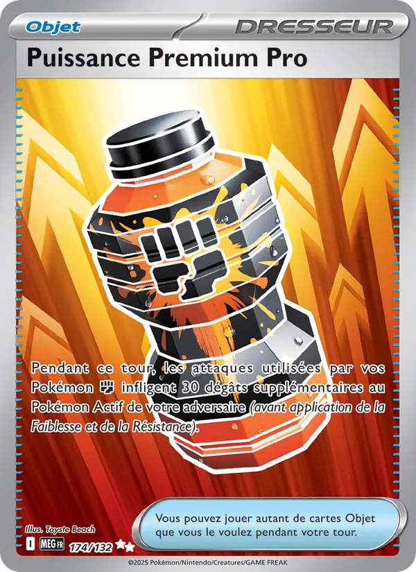 Carte Pokémon Puissance Premium Pro 174/132 – Méga-Évolution