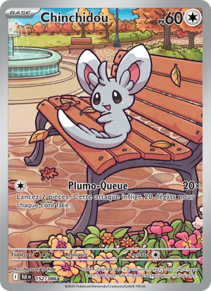 Carte Pokémon Chinchidou 152/086 – Foudre Noire