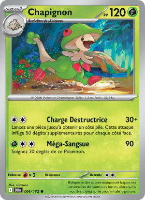 Carte Pokémon Chapignon 006/182 – Rivalité Destinée