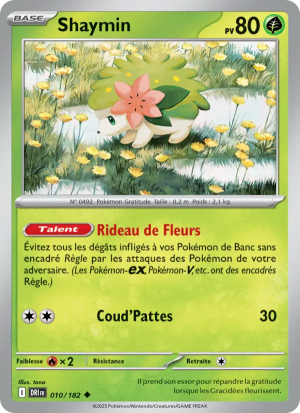 Carte Pokémon Shaymin 010/182 – Rivalité Destinée