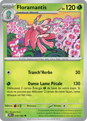 Carte Pokémon Floramantis 014/182 – Rivalité Destinée