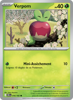 Carte Pokémon Verpom 016/182 – Rivalité Destinée