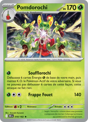 Carte Pokémon Pomdorochi 018/182 – Rivalité Destinée