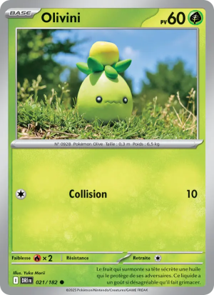 Carte Pokémon Olivini 021/182 – Rivalité Destinée