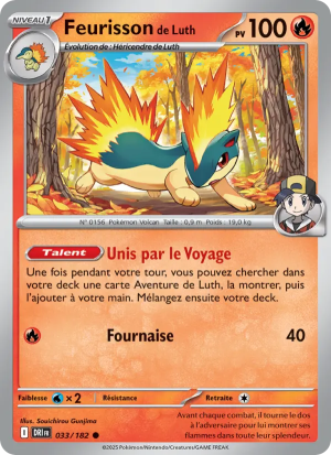 Carte Pokémon Feurisson de Luth 033/182 – Rivalité Destinée
