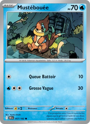 Carte Pokémon Mustébouée 057/182 – Rivalité Destinée