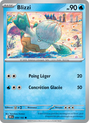 Carte Pokémon Blizzi 059/182 – Rivalité Destinée