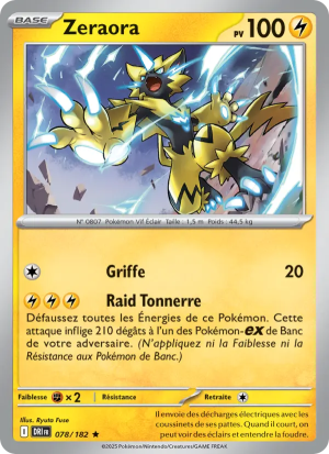 Carte Pokémon Zeraora 078/182 – Rivalité Destinée