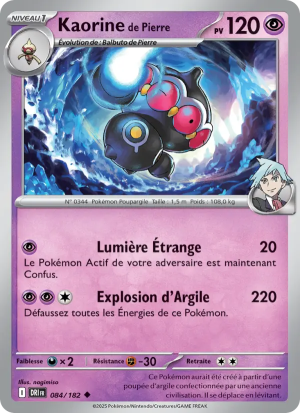 Carte Pokémon Kaorine de Pierre 084/182 – Rivalité Destinée