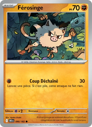 Carte Pokémon Férosinge 090/182 – Rivalité Destinée