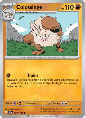Carte Pokémon Colossinge 091/182 – Rivalité Destinée