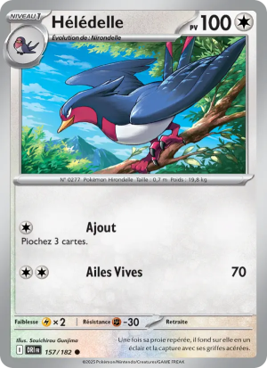 Carte Pokémon Hélédelle 157/182 – Rivalité Destinée