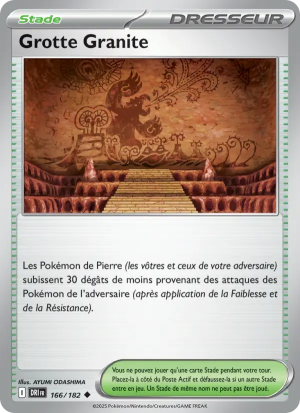 Carte Pokémon Grotte Granite 166/182 – Rivalité Destinée