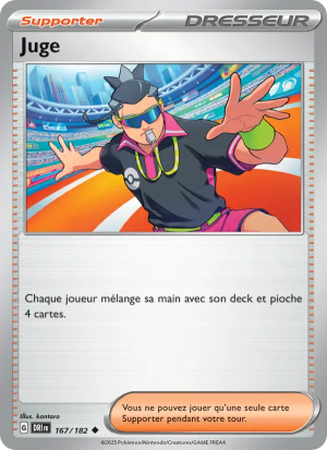 Carte Pokémon Juge 167/182 – Rivalité Destinée