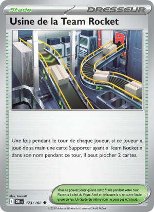 Carte Pokémon Usine de la Team Rocket 173/182 – Rivalité Destinée
