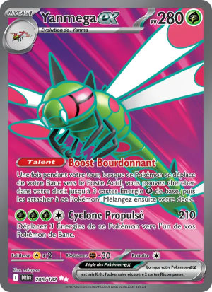 Carte Pokémon Yanmega ex 206/182 – Rivalité Destinée