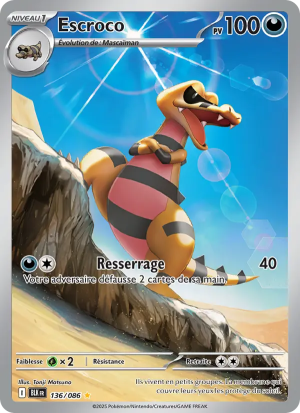 Carte Pokémon 136/086 – Foudre Noire