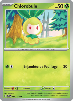 Carte Pokémon Chlorobule 006/159 – Aventures Ensemble