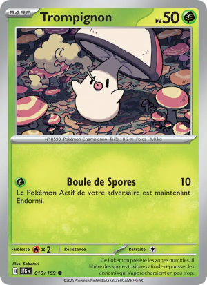Carte Pokémon Trompignon 010/159 – Aventures Ensemble