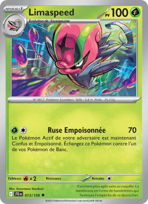 Carte Pokémon Limaspeed 013/159 – Aventures Ensemble