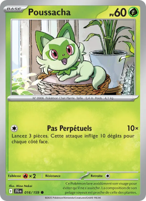 Carte Pokémon Poussacha 016/159 – Aventures Ensemble