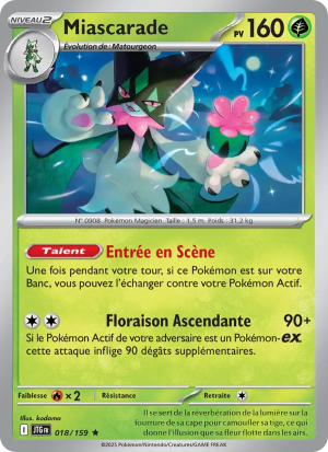 Carte Pokémon Miascarade 018/159 – Aventures Ensemble
