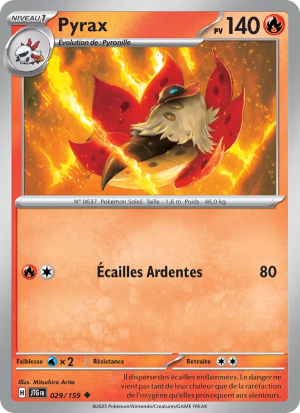 Carte Pokémon Pyrax 029/159 – Aventures Ensemble