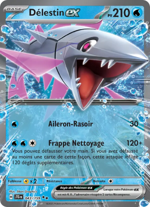 Carte Pokémon Délestin ex 043/159 – Aventures Ensemble