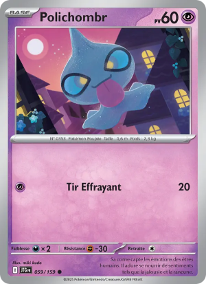 Carte Pokémon Polichombr 059/159 – Aventures Ensemble