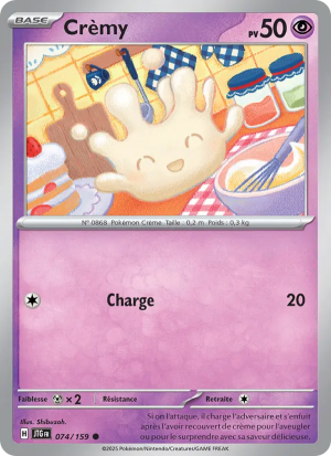 Carte Pokémon Crèmy 074/159 – Aventures Ensemble