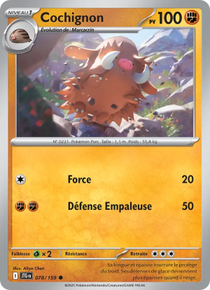 Carte Pokémon Cochignon 078/159 – Aventures Ensemble